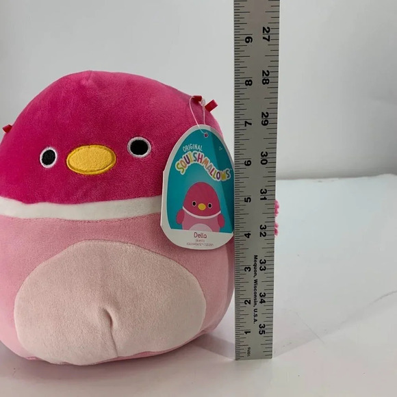 Squishmallows Della the Pink Mallard‎ Duck 8" Inch Plus Kelly Toys NWT - Picture 11 of 12